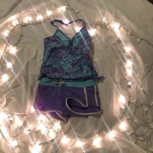 Two piece swim suit